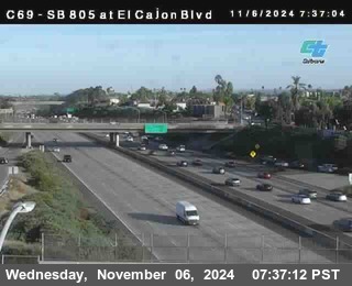 SB 805 at El Cajon Blvd (On Ramp)