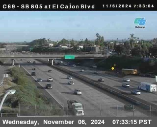 SB 805 at El Cajon Blvd (On Ramp)