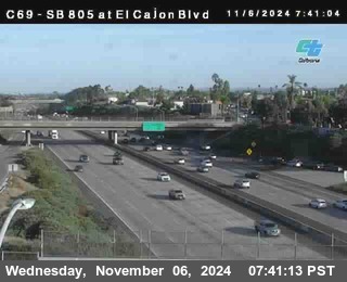 SB 805 at El Cajon Blvd (On Ramp)