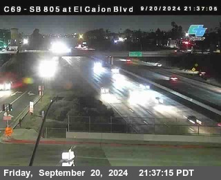 SB 805 at El Cajon Blvd (On Ramp)