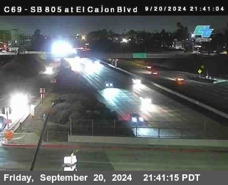 SB 805 at El Cajon Blvd (On Ramp)