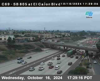 SB 805 at El Cajon Blvd (On Ramp)