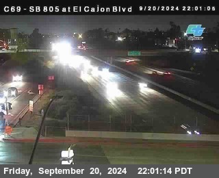 SB 805 at El Cajon Blvd (On Ramp)