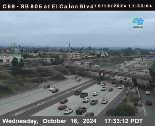 SB 805 at El Cajon Blvd (On Ramp)