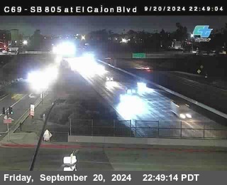 SB 805 at El Cajon Blvd (On Ramp)