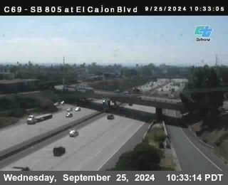 SB 805 at El Cajon Blvd (On Ramp)