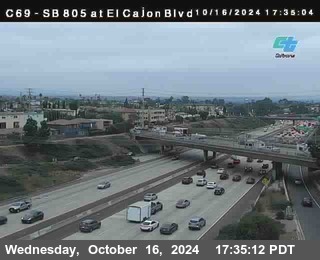 SB 805 at El Cajon Blvd (On Ramp)