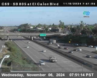 SB 805 at El Cajon Blvd (On Ramp)