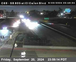 SB 805 at El Cajon Blvd (On Ramp)