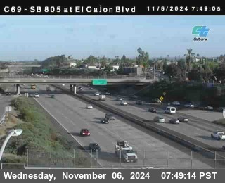 SB 805 at El Cajon Blvd (On Ramp)