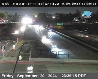 SB 805 at El Cajon Blvd (On Ramp)