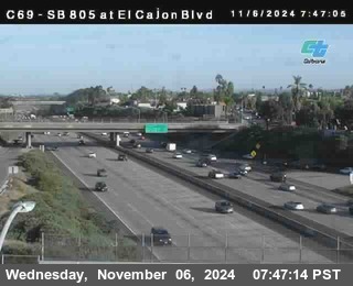 SB 805 at El Cajon Blvd (On Ramp)