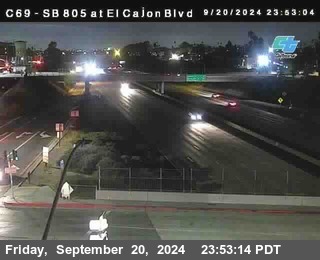 SB 805 at El Cajon Blvd (On Ramp)