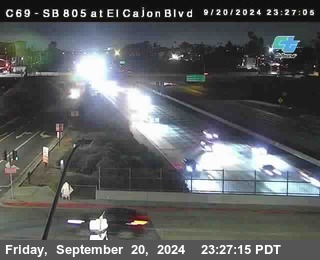 SB 805 at El Cajon Blvd (On Ramp)