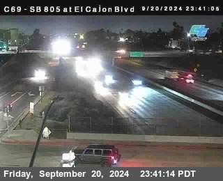 SB 805 at El Cajon Blvd (On Ramp)