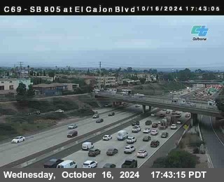 SB 805 at El Cajon Blvd (On Ramp)