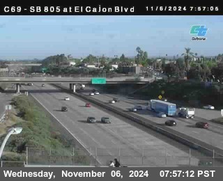 SB 805 at El Cajon Blvd (On Ramp)