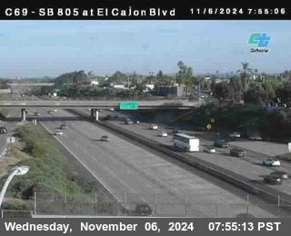 SB 805 at El Cajon Blvd (On Ramp)