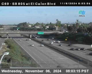 SB 805 at El Cajon Blvd (On Ramp)