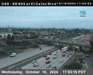 SB 805 at El Cajon Blvd (On Ramp)