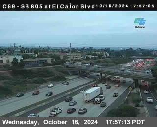 SB 805 at El Cajon Blvd (On Ramp)