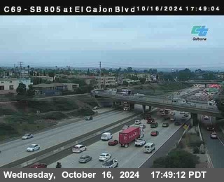 SB 805 at El Cajon Blvd (On Ramp)