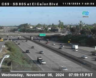 SB 805 at El Cajon Blvd (On Ramp)