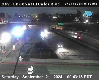 SB 805 at El Cajon Blvd (On Ramp)