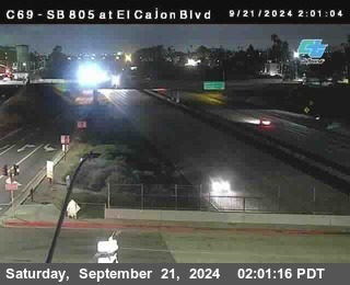 SB 805 at El Cajon Blvd (On Ramp)