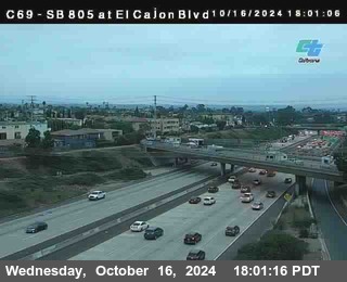 SB 805 at El Cajon Blvd (On Ramp)