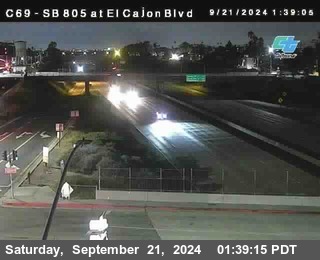 SB 805 at El Cajon Blvd (On Ramp)