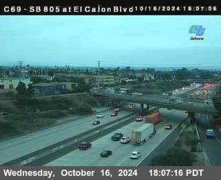 SB 805 at El Cajon Blvd (On Ramp)