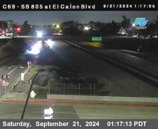 SB 805 at El Cajon Blvd (On Ramp)