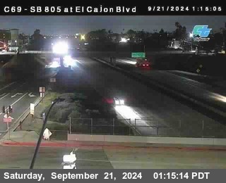 SB 805 at El Cajon Blvd (On Ramp)