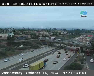 SB 805 at El Cajon Blvd (On Ramp)