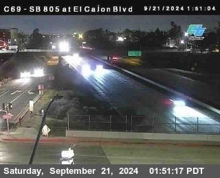 SB 805 at El Cajon Blvd (On Ramp)