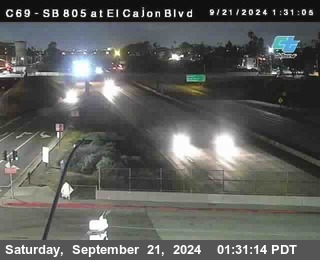 SB 805 at El Cajon Blvd (On Ramp)