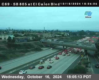 SB 805 at El Cajon Blvd (On Ramp)