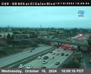 SB 805 at El Cajon Blvd (On Ramp)