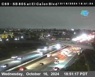 SB 805 at El Cajon Blvd (On Ramp)