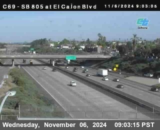 SB 805 at El Cajon Blvd (On Ramp)