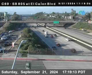 SB 805 at El Cajon Blvd (On Ramp)