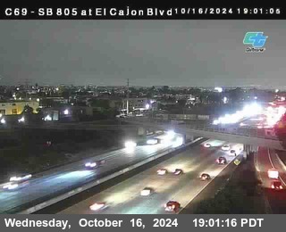 SB 805 at El Cajon Blvd (On Ramp)