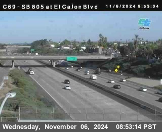 SB 805 at El Cajon Blvd (On Ramp)