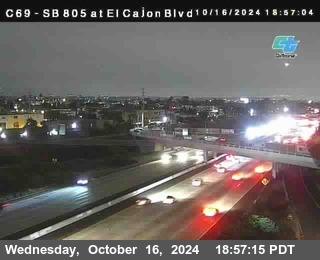 SB 805 at El Cajon Blvd (On Ramp)