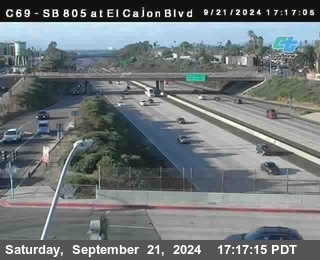 SB 805 at El Cajon Blvd (On Ramp)