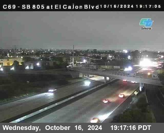 SB 805 at El Cajon Blvd (On Ramp)