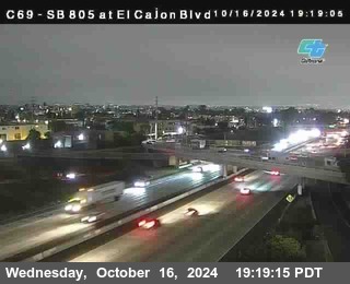 SB 805 at El Cajon Blvd (On Ramp)