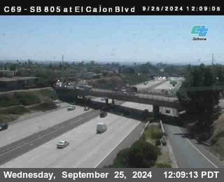 SB 805 at El Cajon Blvd (On Ramp)