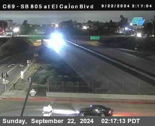 SB 805 at El Cajon Blvd (On Ramp)